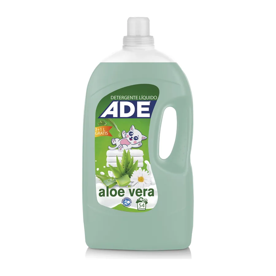منظف سائل للغسيل ADE ألوفيرا · 4 لتر