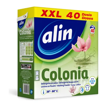 مسحوق غسيل alin كولونيا · علبة 2280 غ
