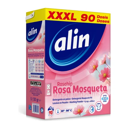 مسحوق غسيل alin الورد البري · علبة 5130 غ