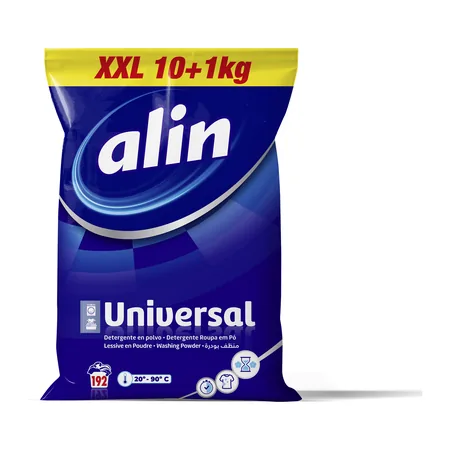 مسحوق غسيل alin يونيفرسال · كيس 10+1 كغ